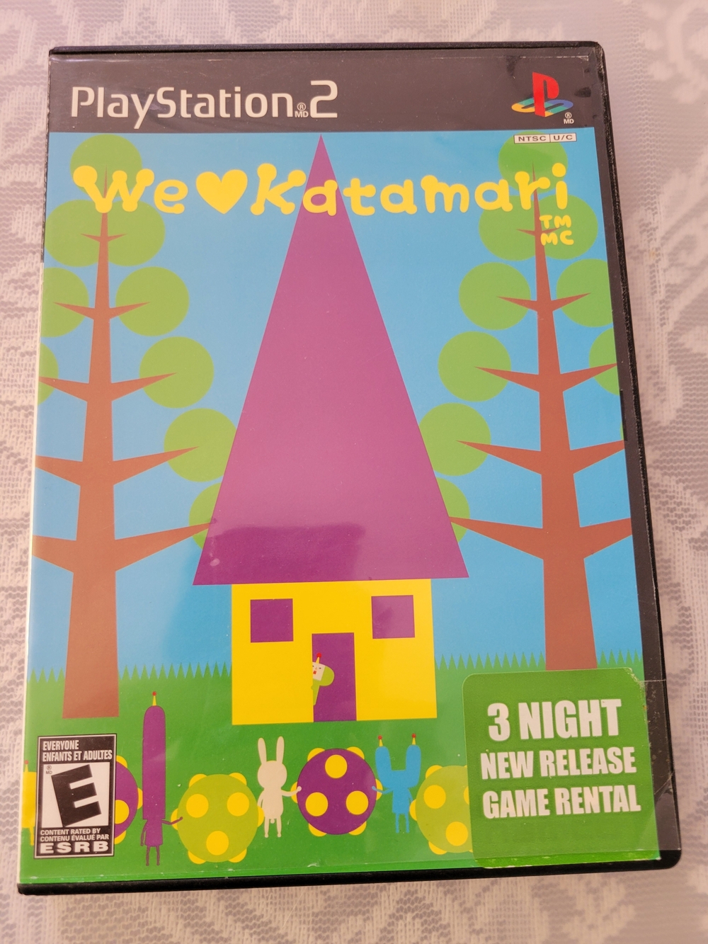 PlayStation 2 We Love Katamari (Colorful Art Cover)